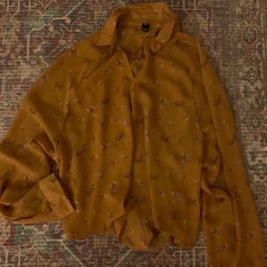 Mustard blouse